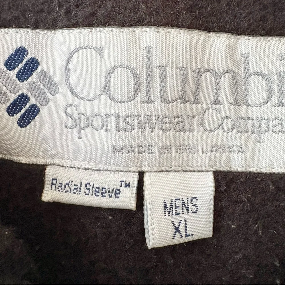 Vintage Columbia Blue Fleece Lined Ski Jacket 80s 90s